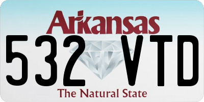 AR license plate 532VTD