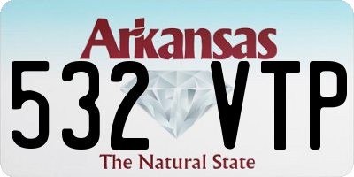 AR license plate 532VTP