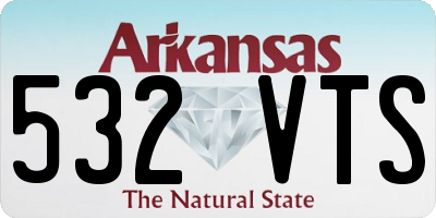 AR license plate 532VTS