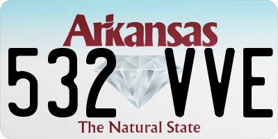 AR license plate 532VVE
