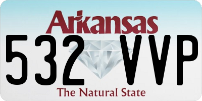 AR license plate 532VVP