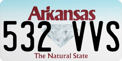 AR license plate 532VVS