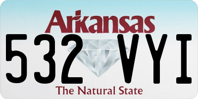 AR license plate 532VYI