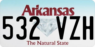 AR license plate 532VZH