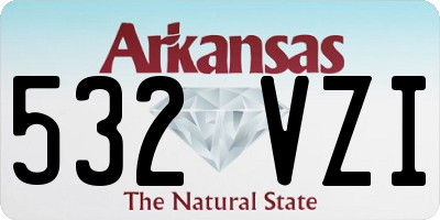 AR license plate 532VZI