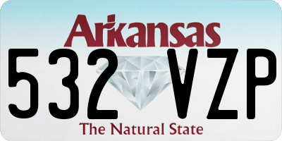 AR license plate 532VZP