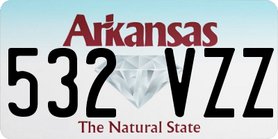 AR license plate 532VZZ