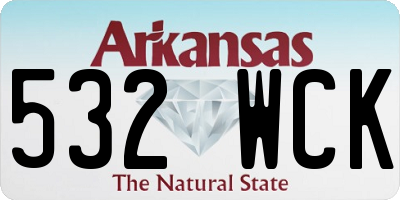 AR license plate 532WCK