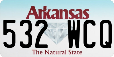 AR license plate 532WCQ