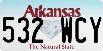 AR license plate 532WCY