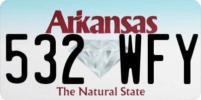 AR license plate 532WFY