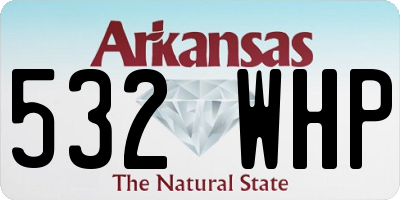AR license plate 532WHP
