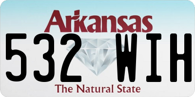 AR license plate 532WIH