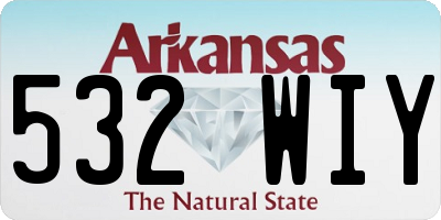AR license plate 532WIY