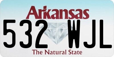 AR license plate 532WJL