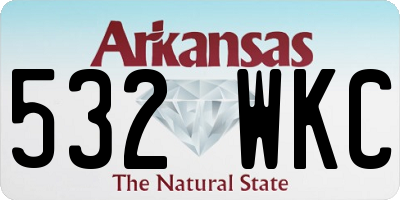 AR license plate 532WKC