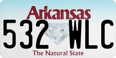 AR license plate 532WLC