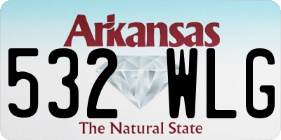 AR license plate 532WLG