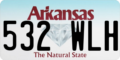 AR license plate 532WLH