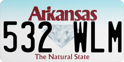 AR license plate 532WLM