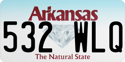 AR license plate 532WLQ