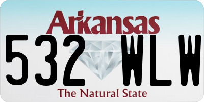 AR license plate 532WLW