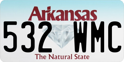 AR license plate 532WMC