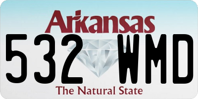AR license plate 532WMD