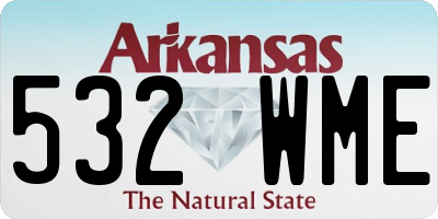 AR license plate 532WME