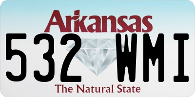 AR license plate 532WMI