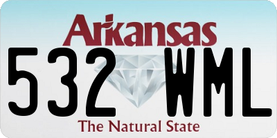 AR license plate 532WML