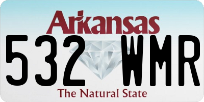 AR license plate 532WMR