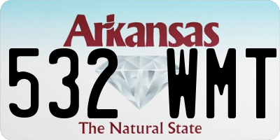 AR license plate 532WMT