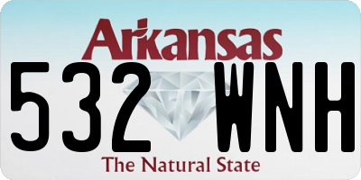 AR license plate 532WNH