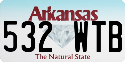 AR license plate 532WTB