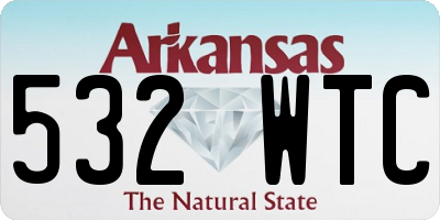 AR license plate 532WTC