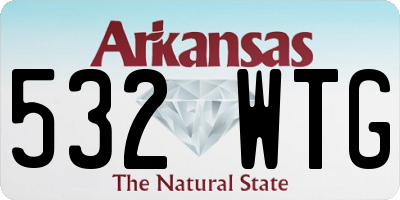 AR license plate 532WTG
