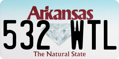 AR license plate 532WTL