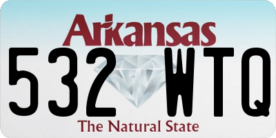AR license plate 532WTQ