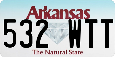 AR license plate 532WTT