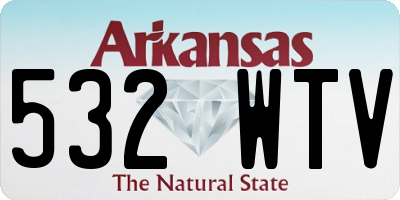 AR license plate 532WTV