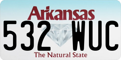 AR license plate 532WUC