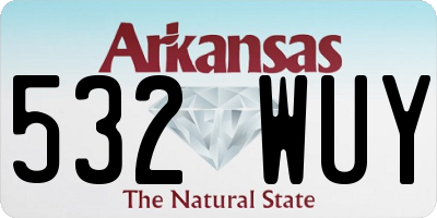 AR license plate 532WUY