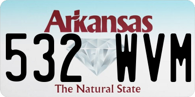 AR license plate 532WVM