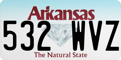 AR license plate 532WVZ