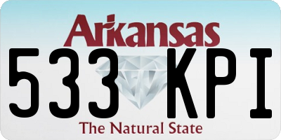 AR license plate 533KPI