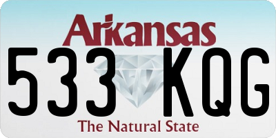 AR license plate 533KQG