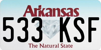 AR license plate 533KSF