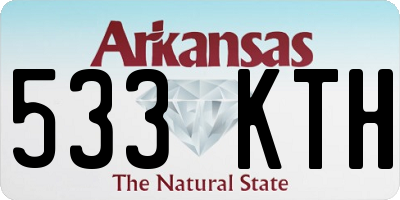 AR license plate 533KTH
