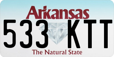 AR license plate 533KTT